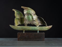 Vento asiatico. Edizione limitata: 4/8. Scultura di Sergey Oganov. Bronzo