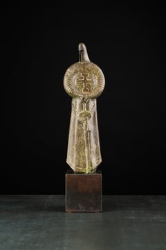 Cruzado. Edición limitada: 2/5. Escultura de Sergey Oganov. Bronce