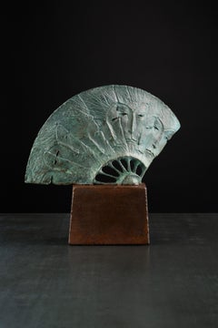 Fan. Limitierte Auflage: 3/5. Skulptur von Sergey Oganov. Bronze