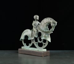 Il cavallo di ferro. Edizione limitata: 3/5. Scultura di Sergey Oganov. Bronzo