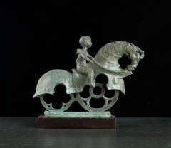 Il cavallo di ferro. Edizione limitata: 3/5. Scultura di Sergey Oganov. Bronzo