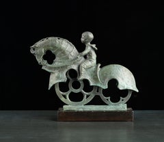Il cavallo di ferro. Edizione limitata: 3/5. Scultura di Sergey Oganov. Bronzo
