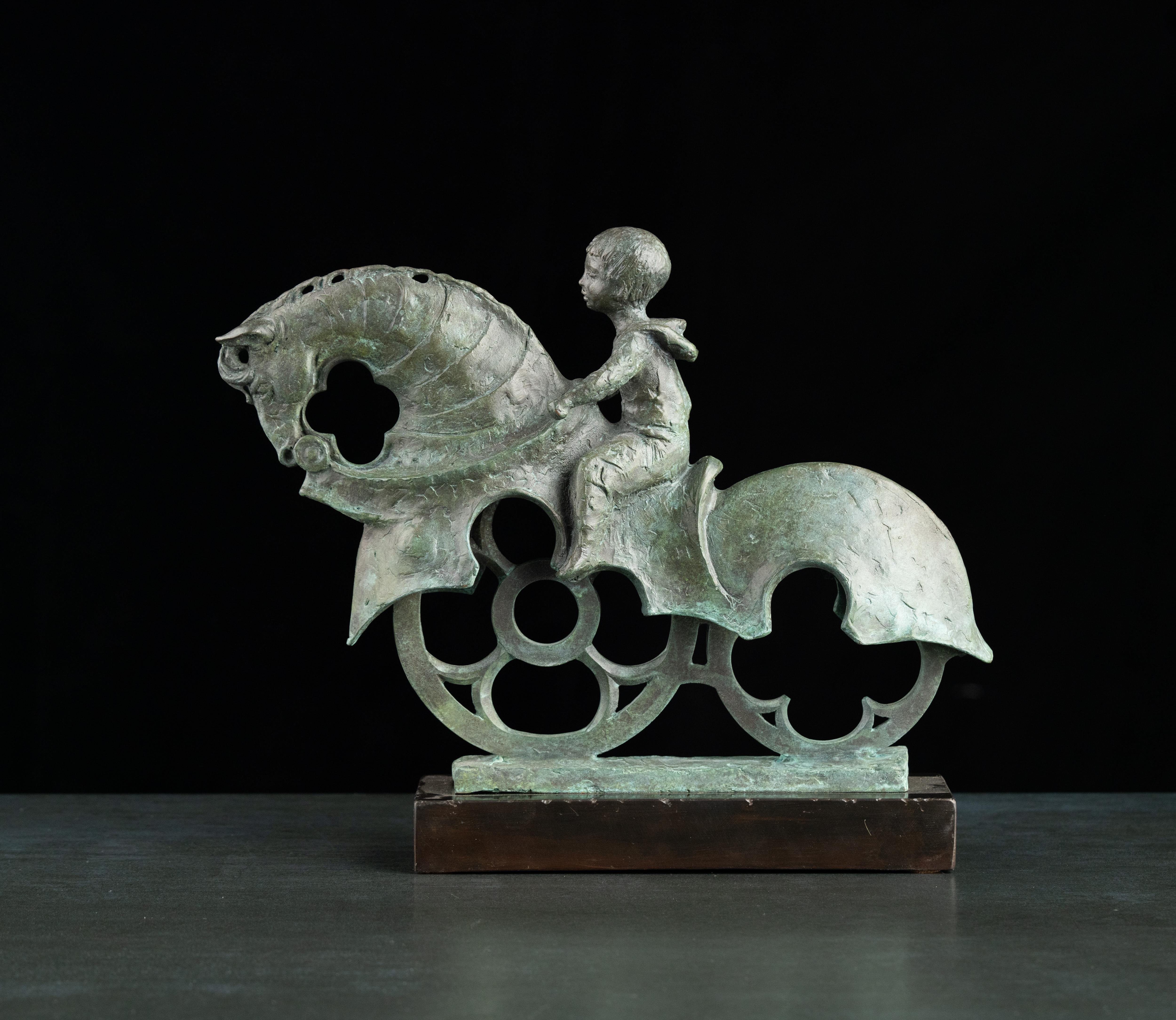 When a child learns to ride a bike, it's challenging, sometimes frustrating, and a big milestone. The object transforms into a trusty steed, becomes part of play and imagination – the child has tamed the elements, made a friend, and the “iron steed”