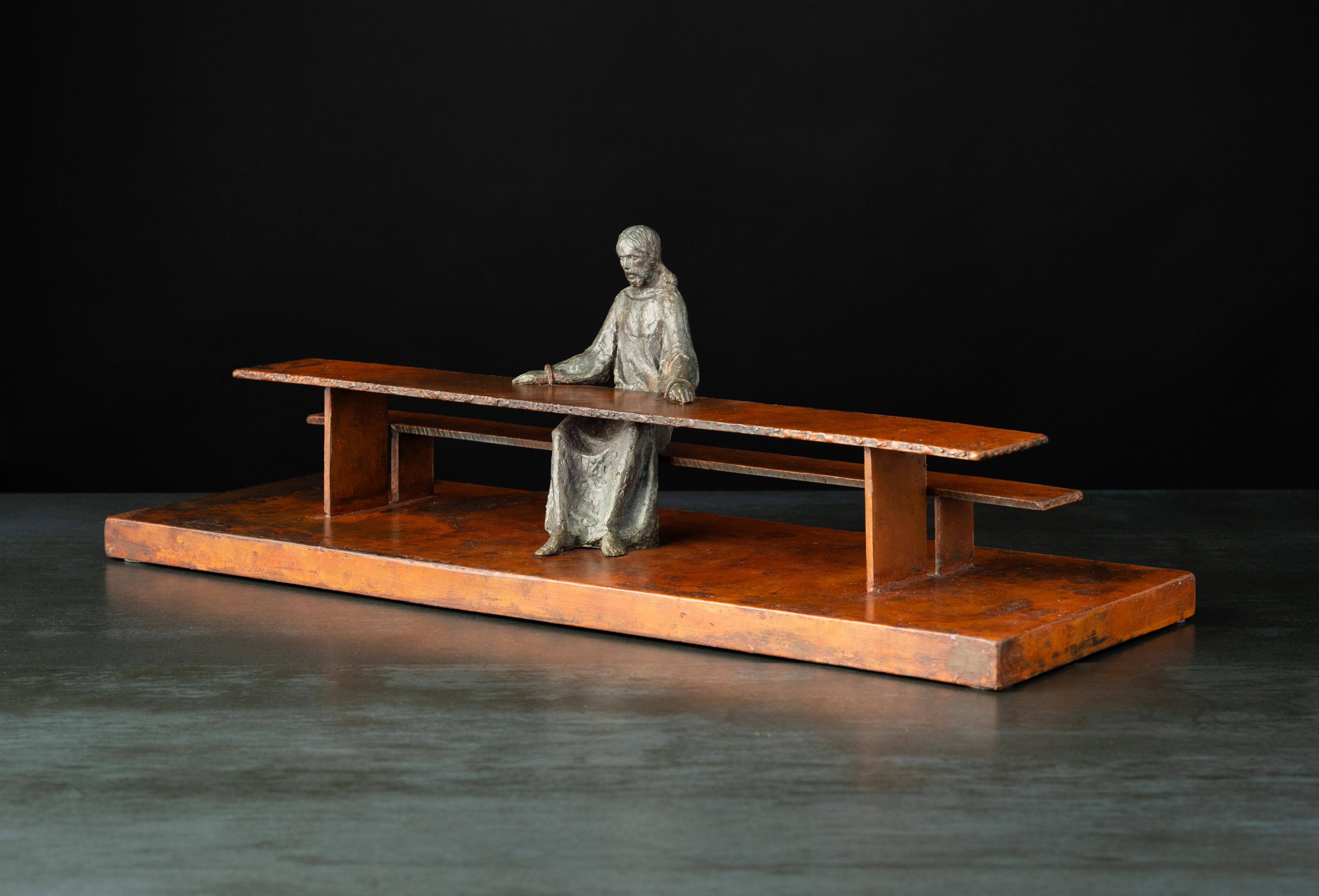 Figurative Sculpture di Sergey Oganov - Ultima Cena. Edizione limitata 5/5 - Scultura in bronzo