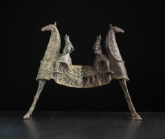 Vigilancia nocturna. Edición limitada: 3/5. Escultura de Sergey Oganov. Bronce