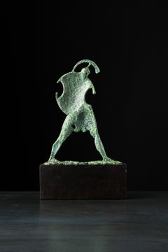 El héroe tiene que estar solo. Edición limitada: 2/5. Escultura de Sergey Oganov. Bronce