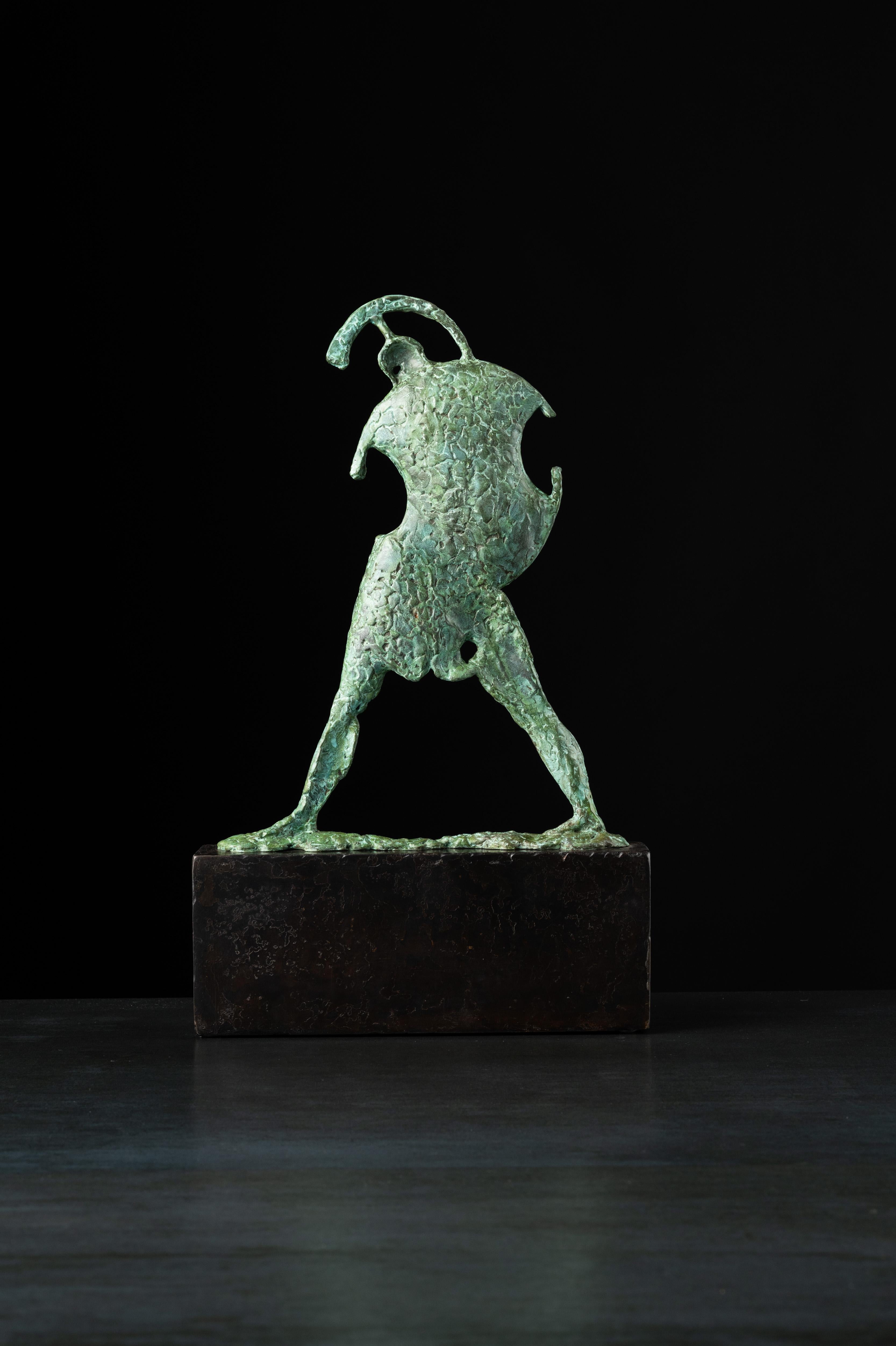 The hero must be alon. Llimited edition: 2/5. Sculpture by Sergey Oganov. Bronze