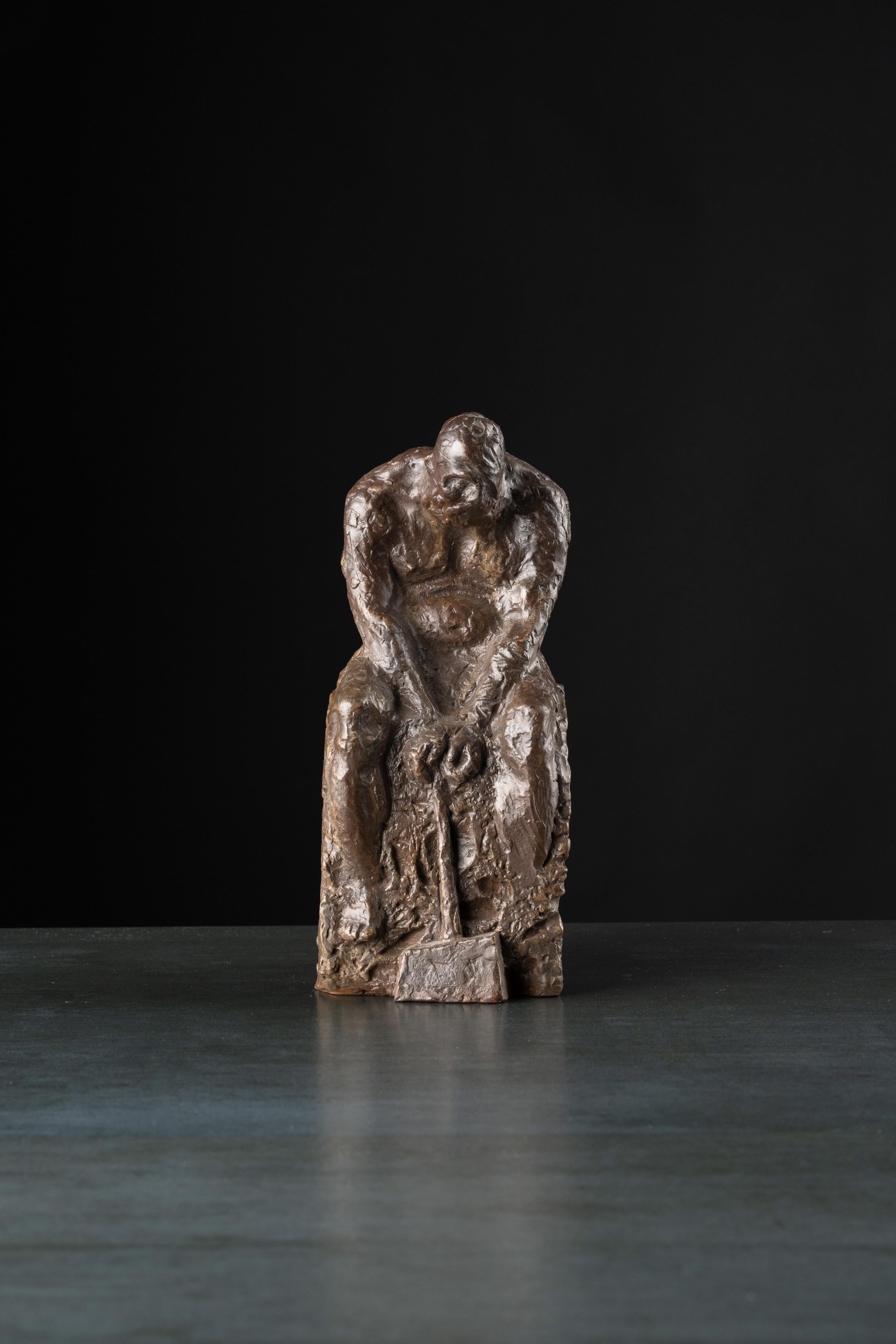 Volcano. Llimited edition: 1/5. Sculpture by Sergey Oganov. Bronze