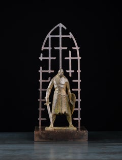 Warrior-defender. Llimited edition: 3/4. Sculpture by Sergey Oganov. Bronze