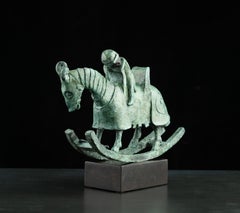 Il sogno del guerriero. Edizione limitata: 3/5. Scultura di Sergey Oganov. Bronzo