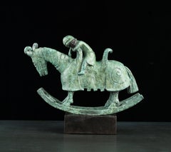 Il sogno del guerriero. Edizione limitata: 3/5. Scultura di Sergey Oganov. Bronzo