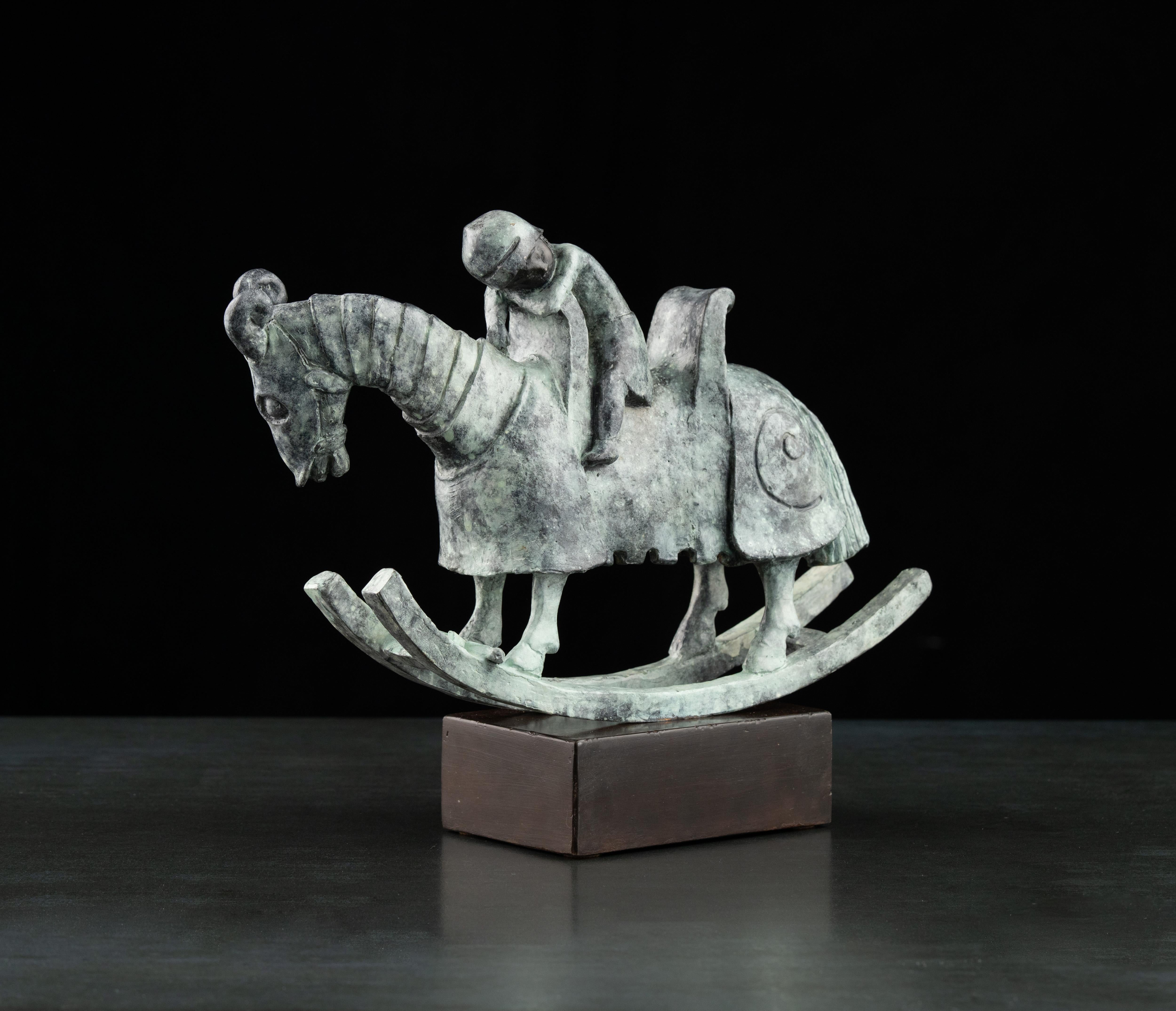 Warrior's Dream. Llimited edition: EA 1-2. Sculpture by Sergey Oganov. Bronze