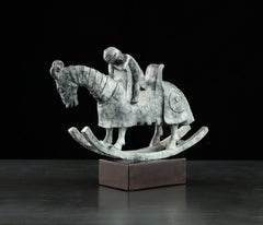 Warrior's Dream. Llimited edition: EA 1-2. Sculpture by Sergey Oganov. Bronze