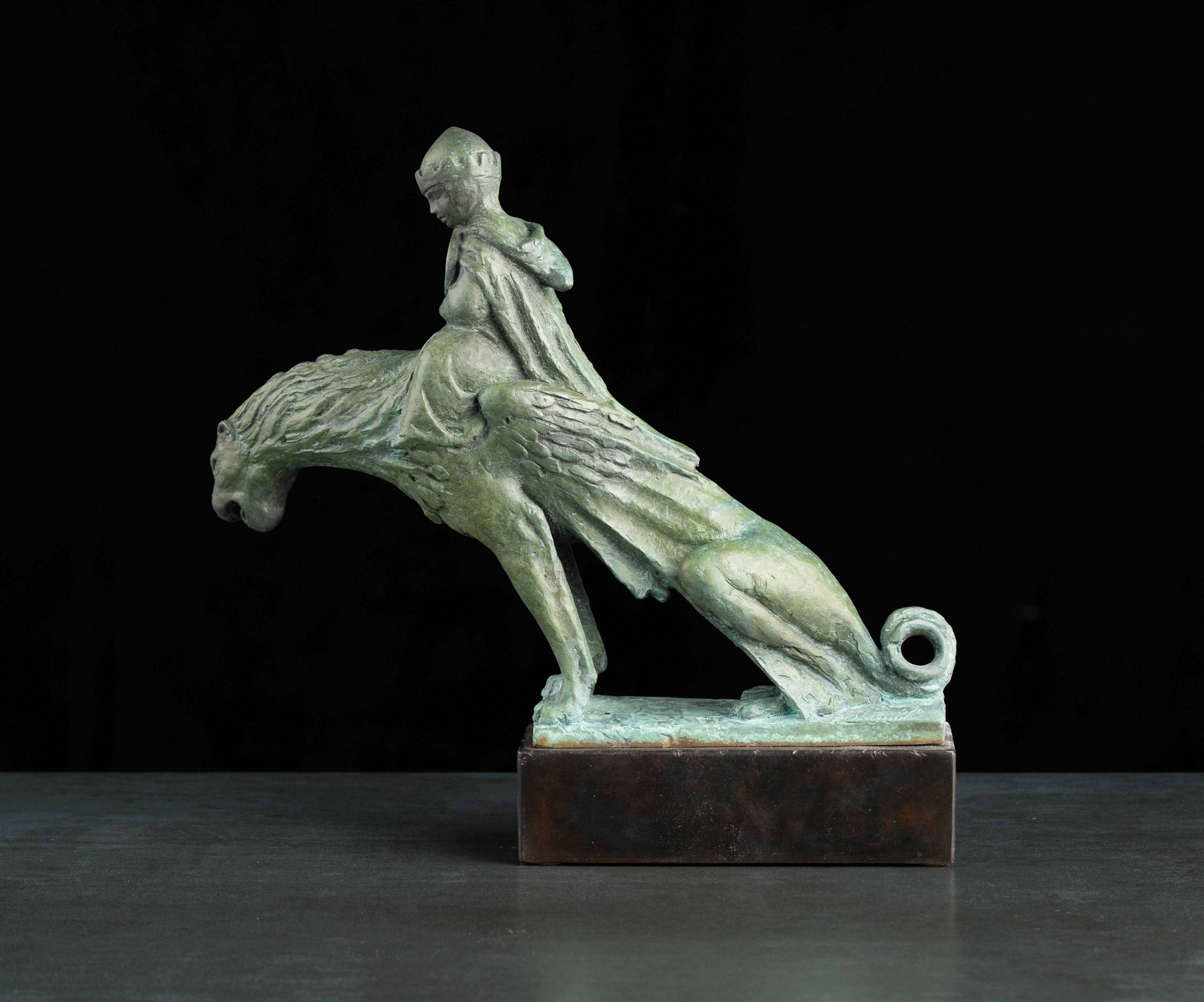 When Lambs Become Lions. Llimited edition: 5/6. Bronze