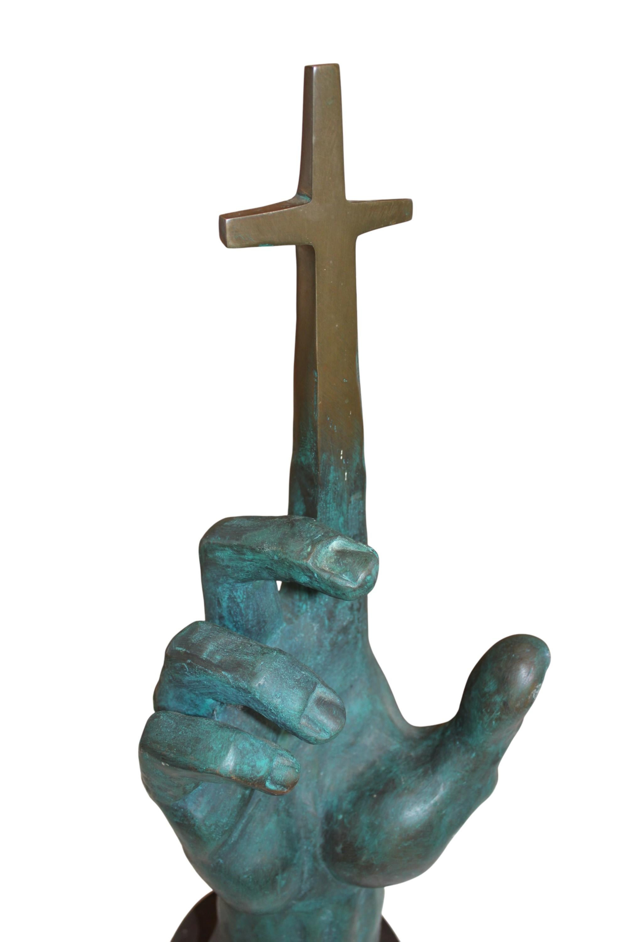 Sculpture, bronze, 50x17 cm in vendita 2