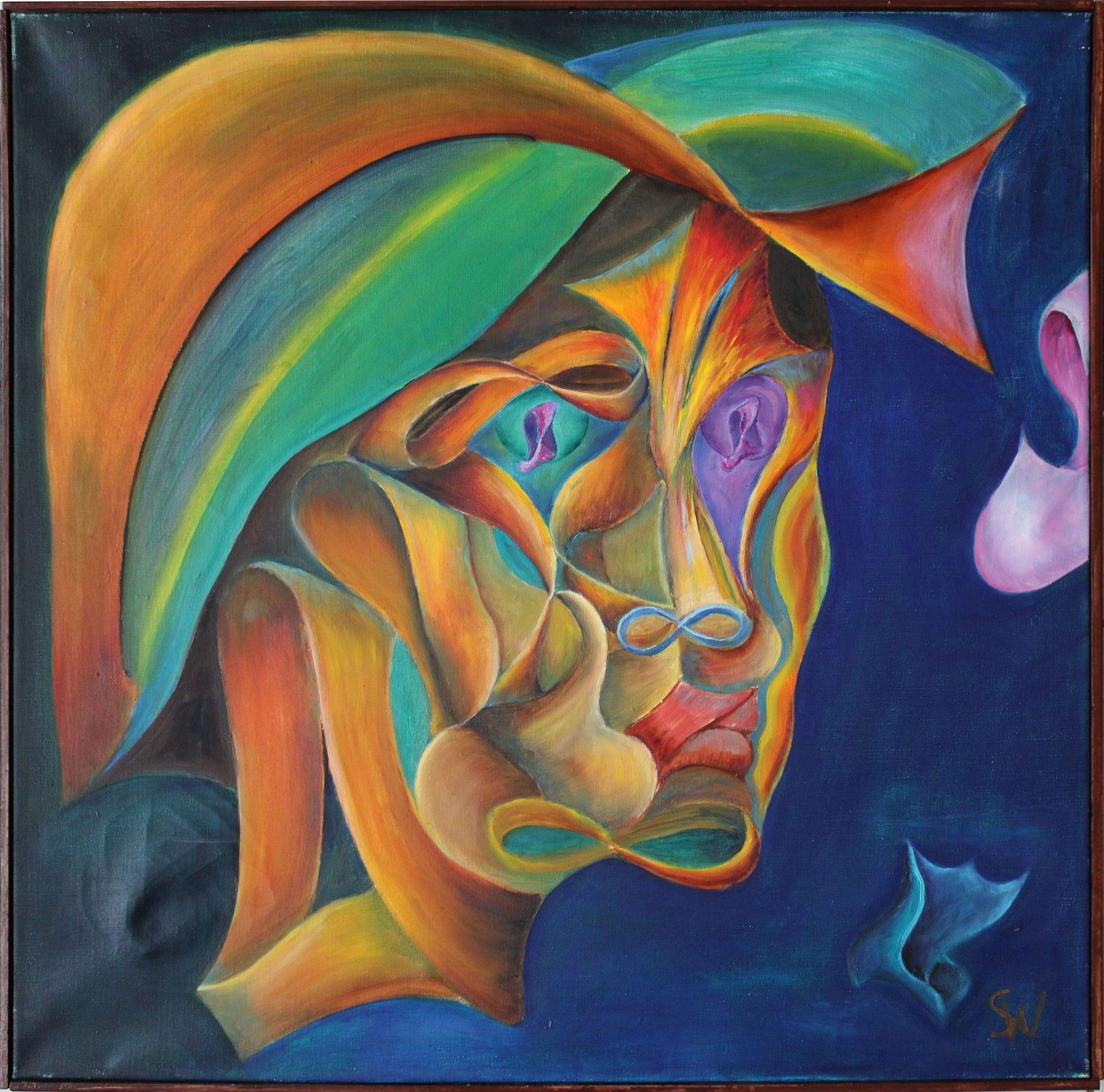 Abstract Painting di Sergey Vinyarskiy  - Specchio