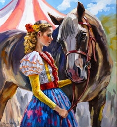 A circus girl and her best friend