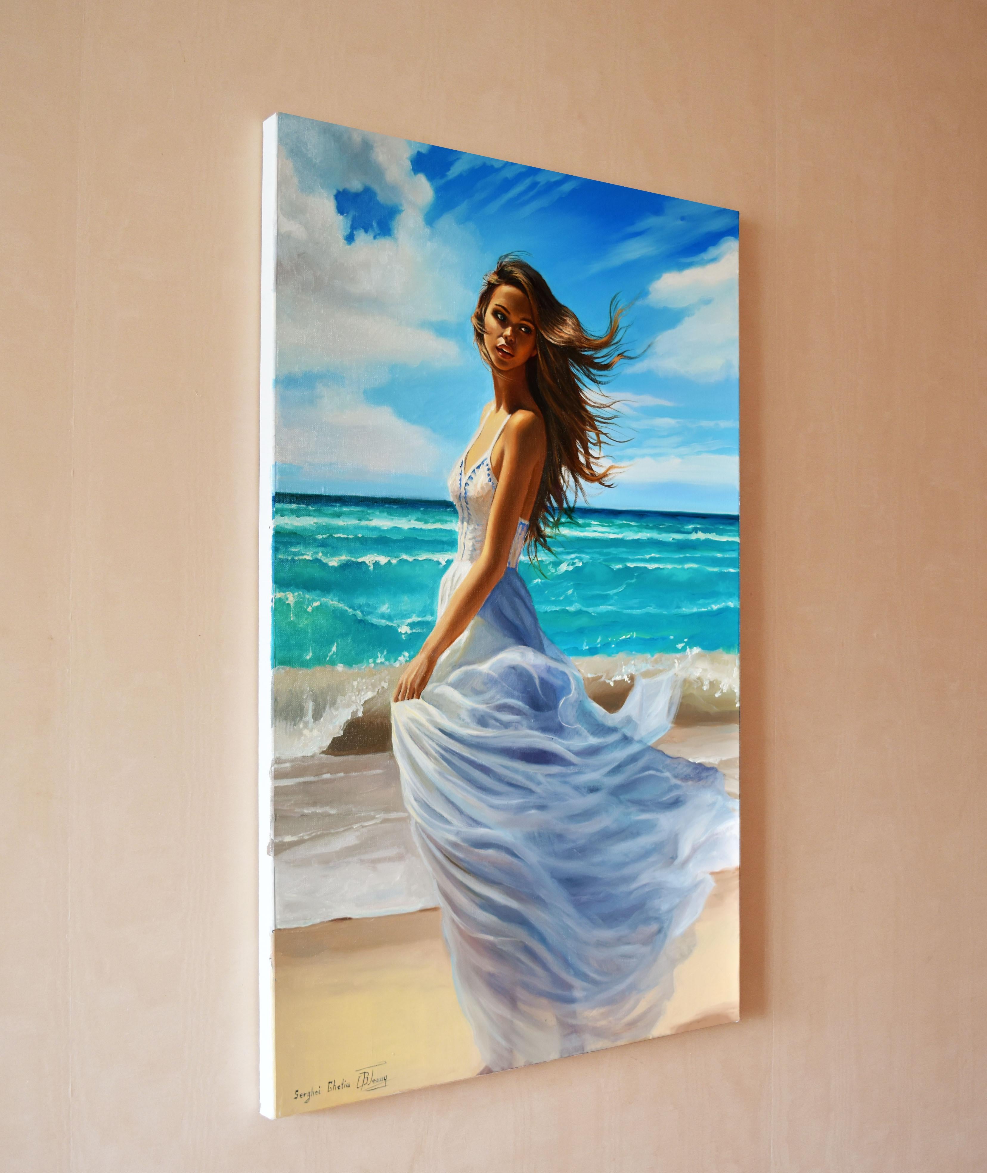 A girl who loves the sea II For Sale 1