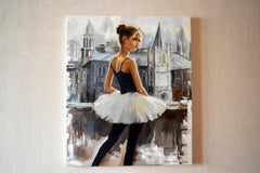 A lovely city of a small ballerina