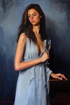 A portrait with wine