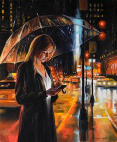 A rainy evening in the city