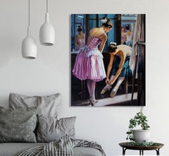 Ballerinas at the dressing room III