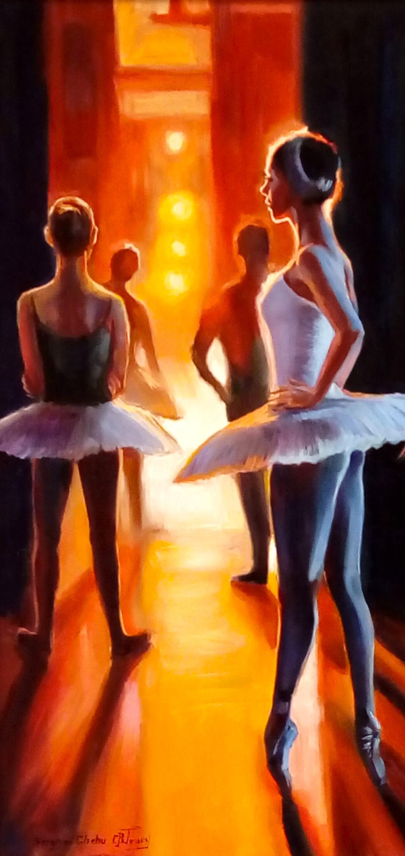 „Ballet-Tänzer“ / Serghei Ghetiu / 70 x 50 cm im Angebot 1