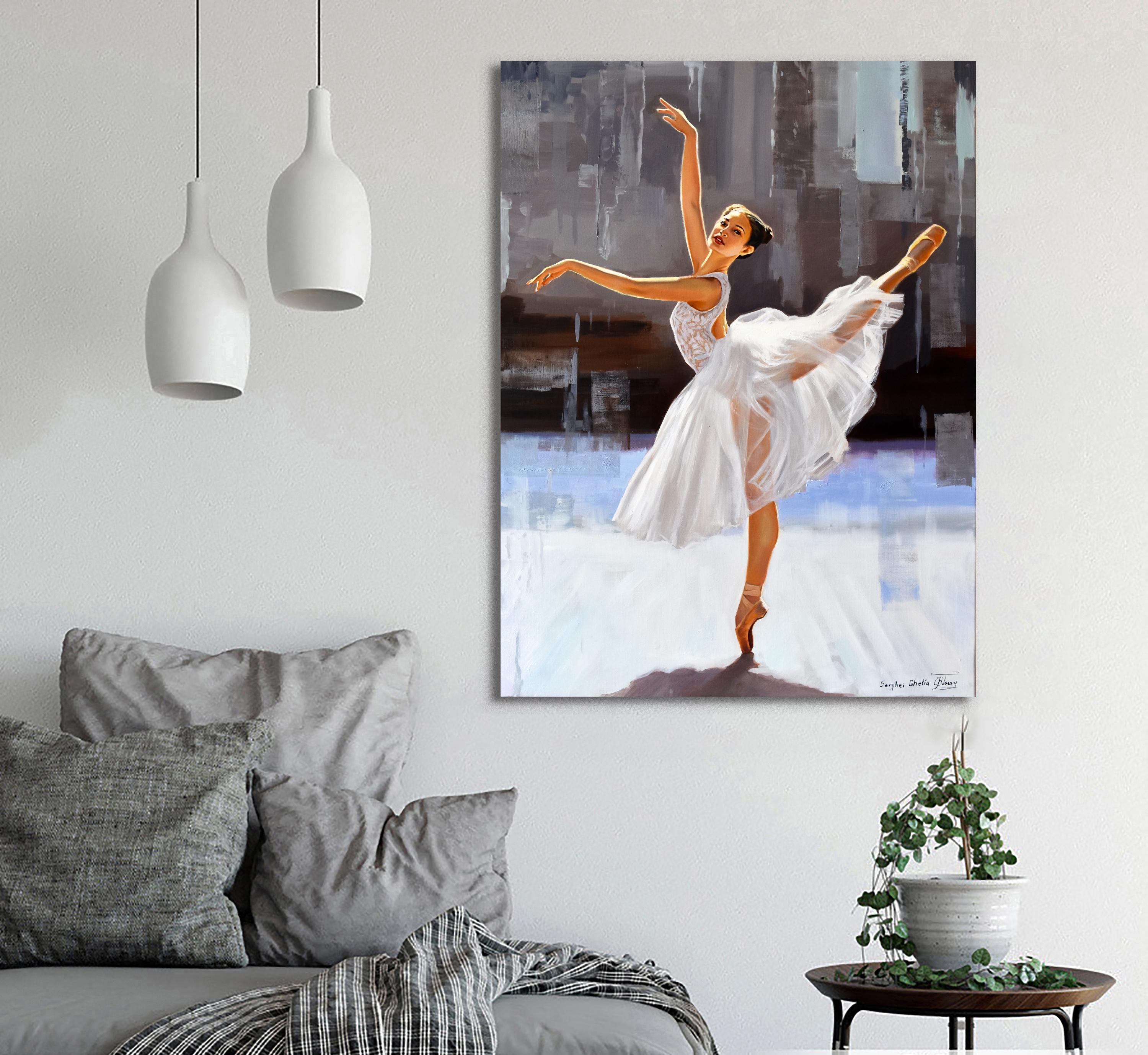 Danzare nella luce - Painting di Serghei Ghetiu
