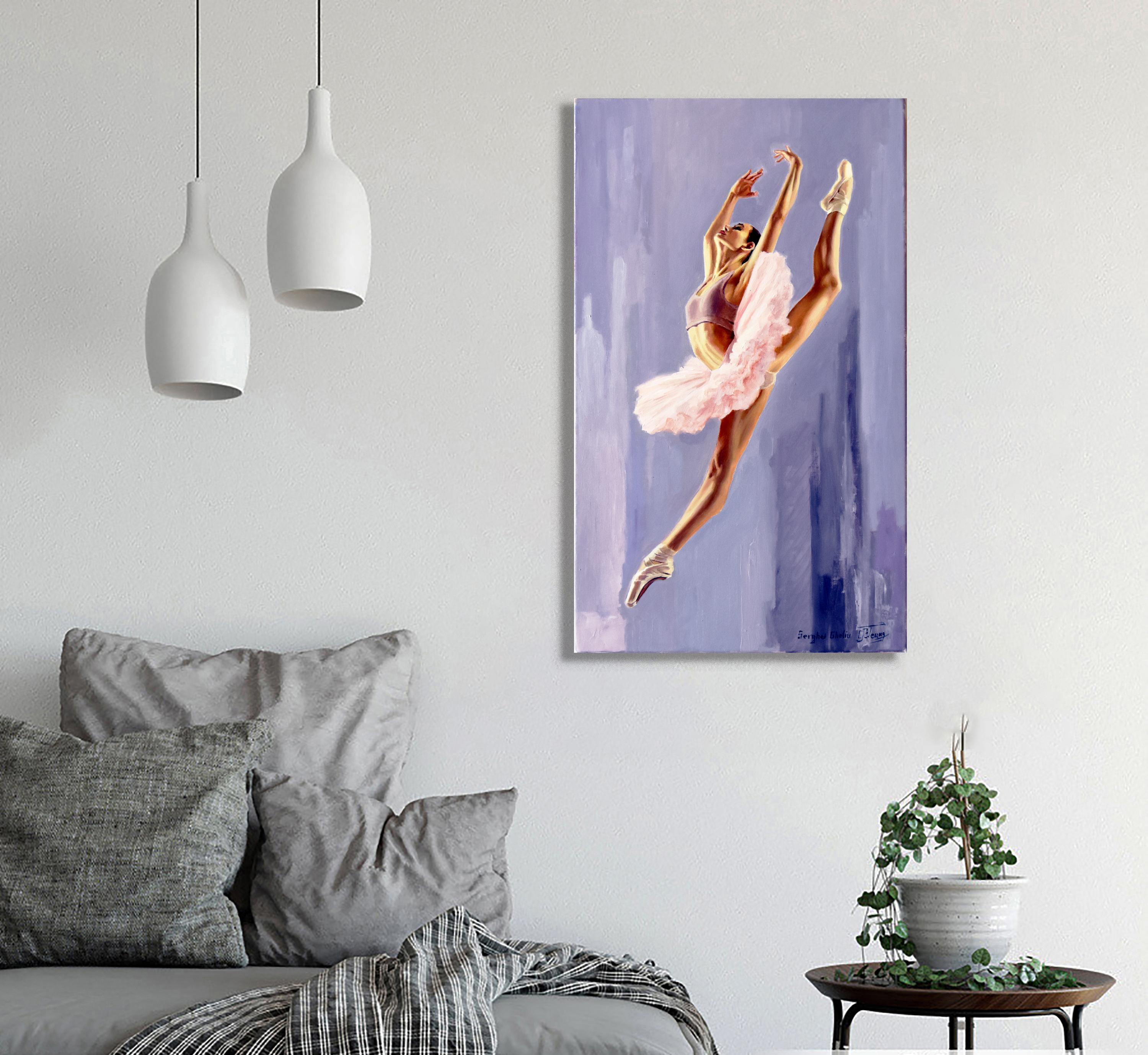 Nel movimento della danza II - Painting di Serghei Ghetiu