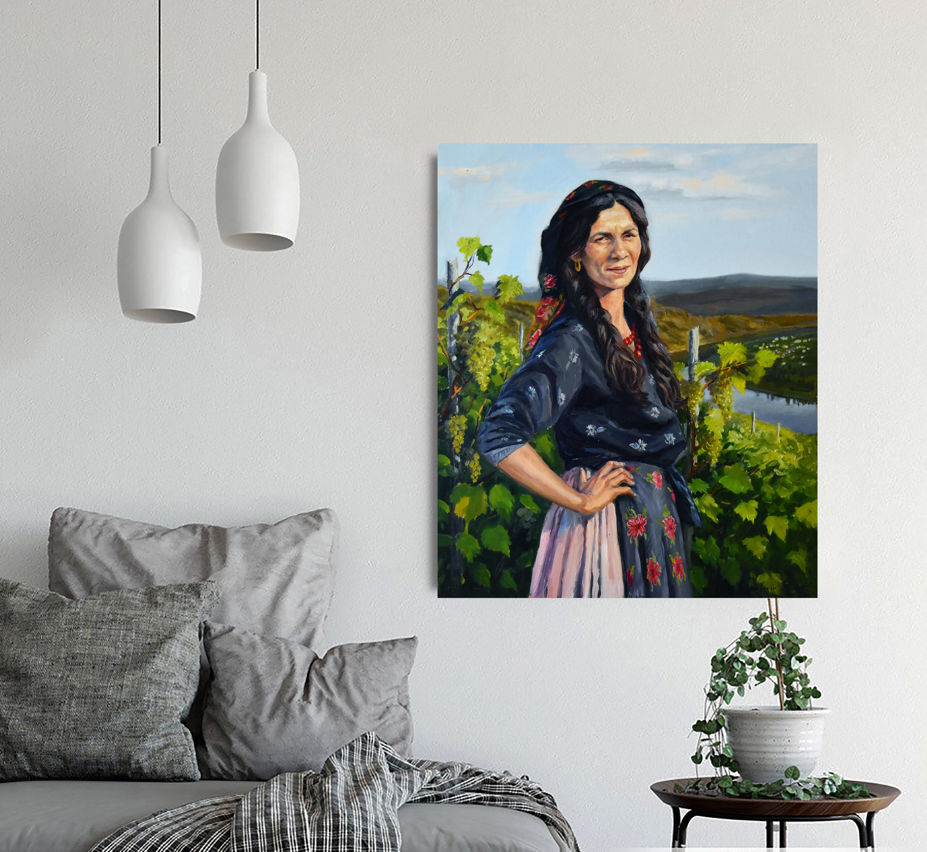 Portrait of a gypsy woman For Sale 2