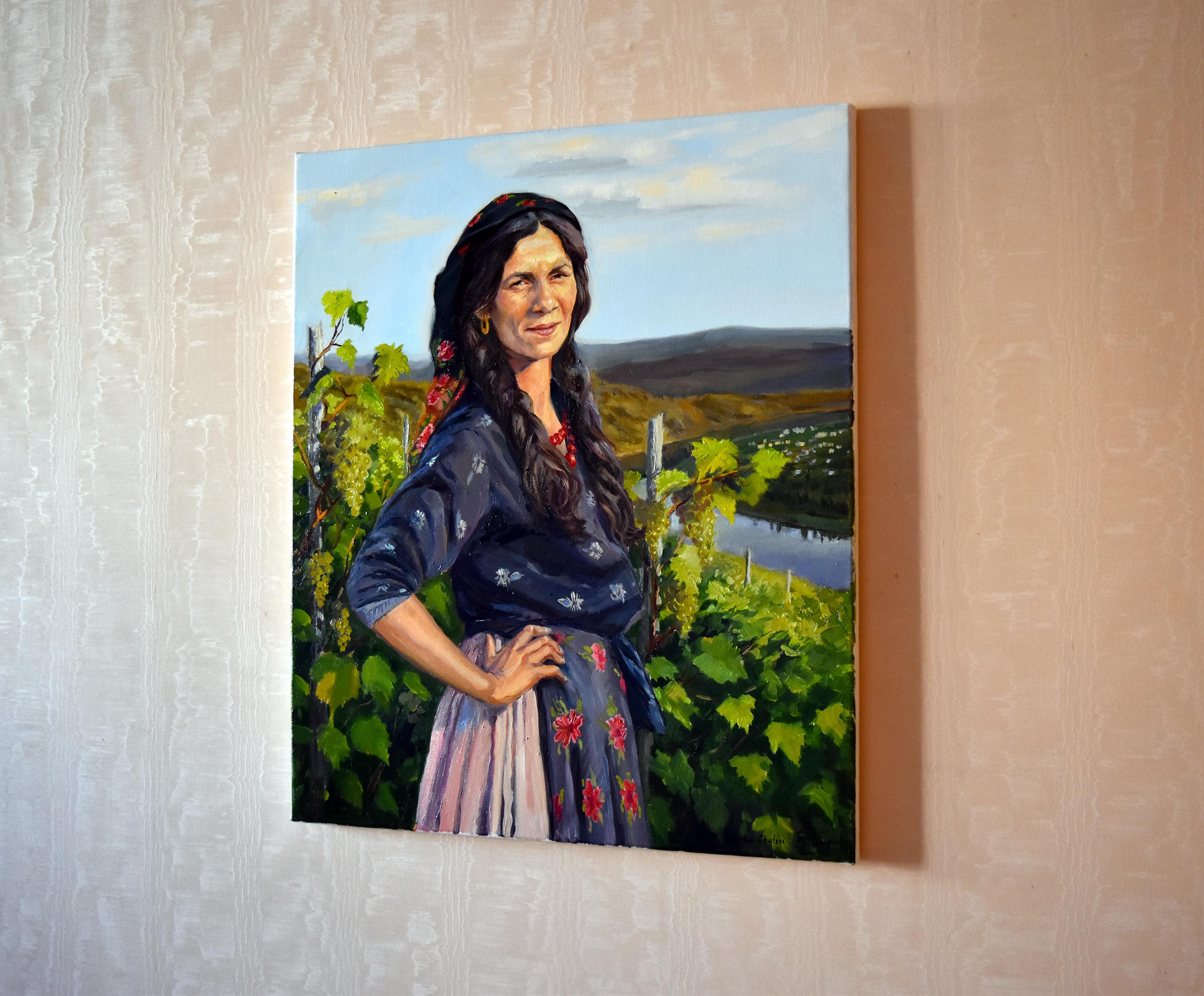 Portrait of a gypsy woman For Sale 3