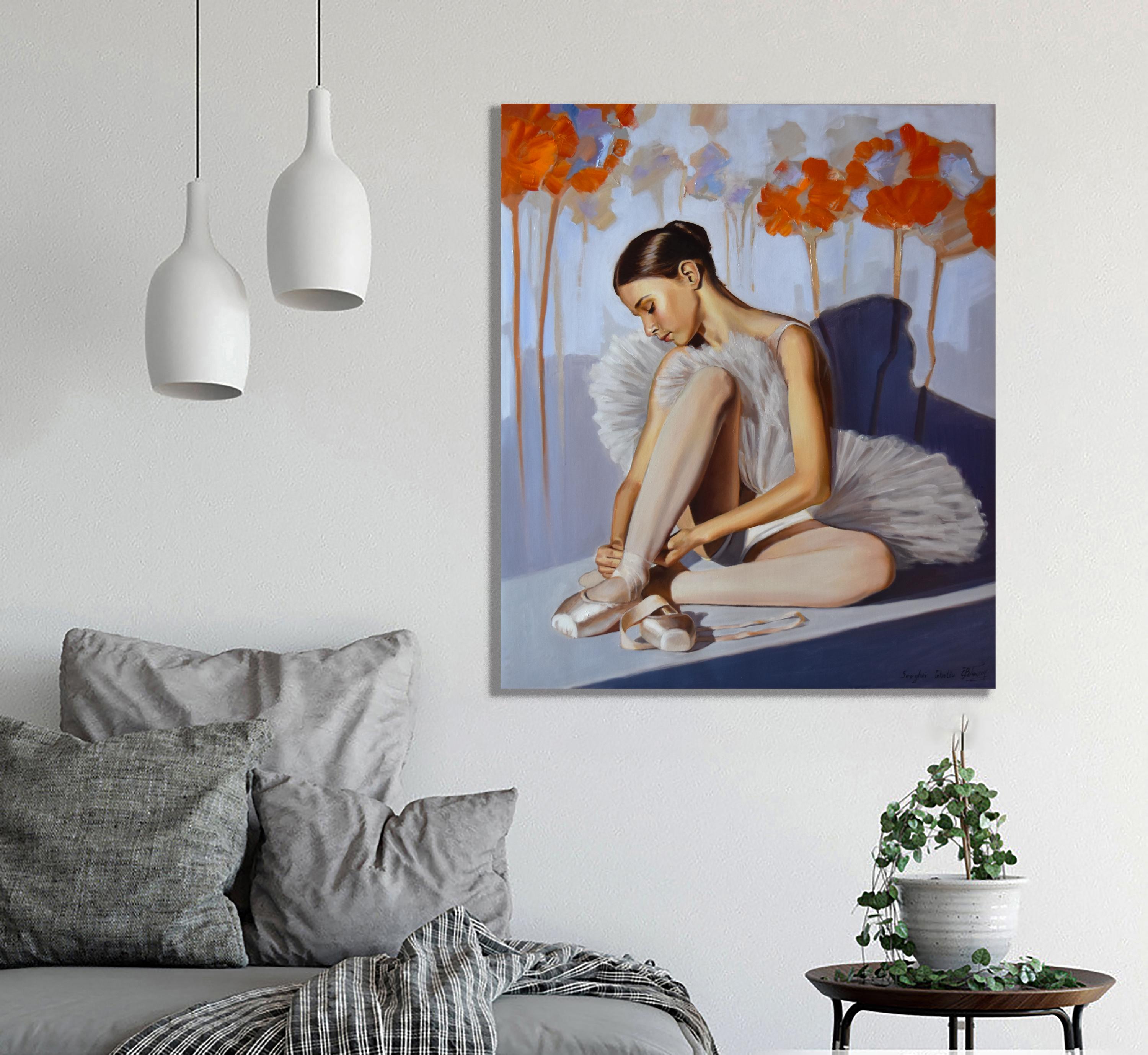Preparing for classes III - Realist Painting by Serghei Ghetiu