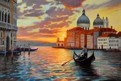 Sonnenuntergang in Venedig