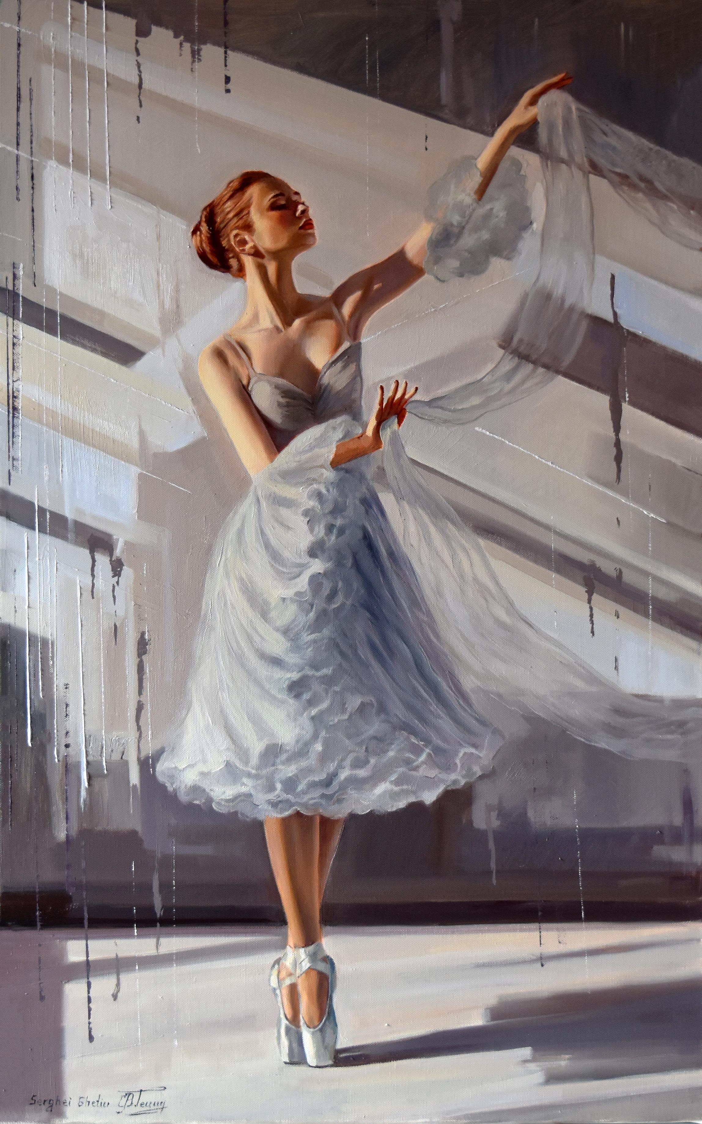 Serghei Ghetiu Figurative Painting - The beauty of dance XII