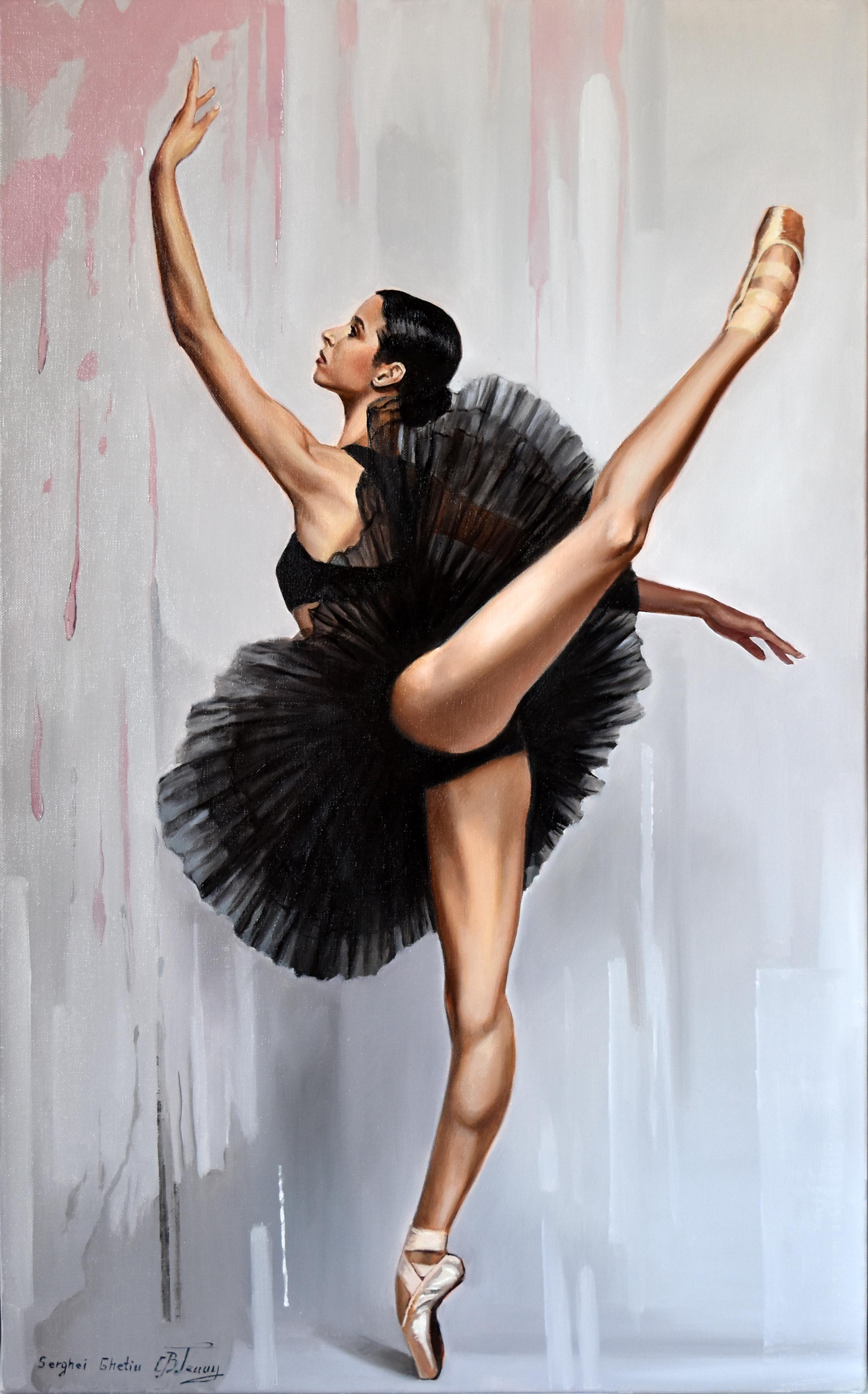 Figurative Painting Serghei Ghetiu - La beauté de la danse XIII