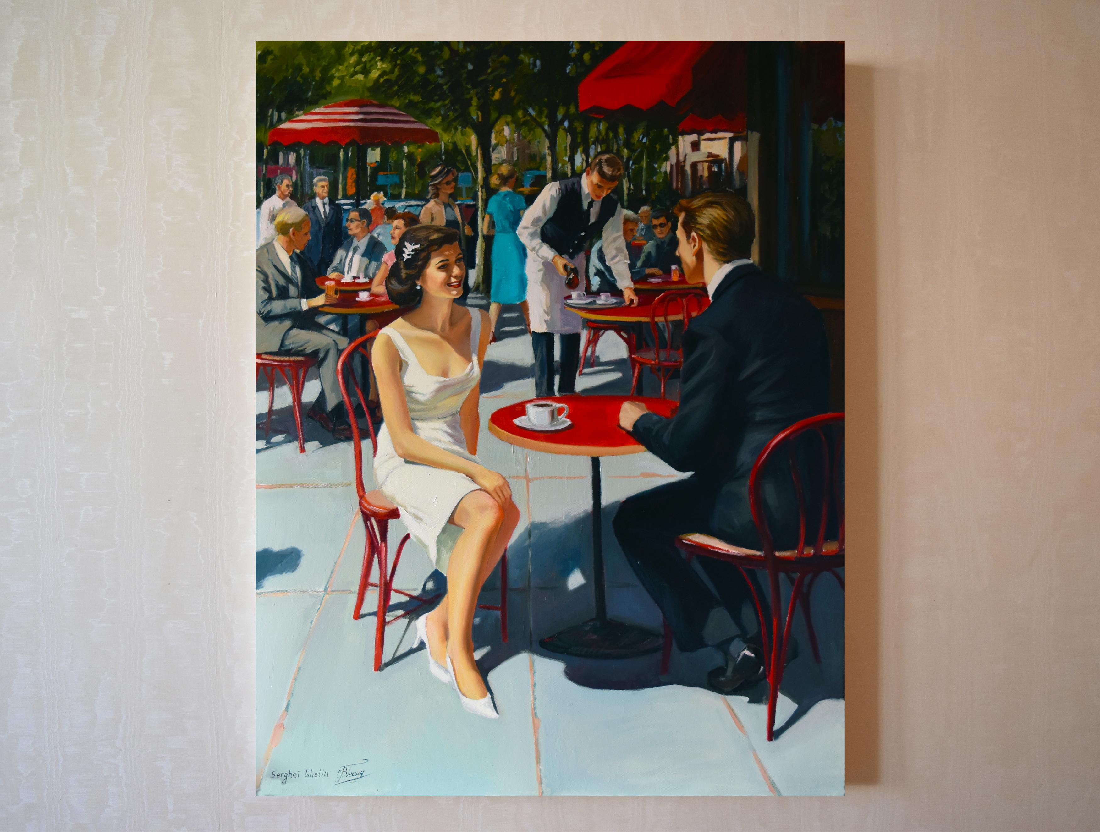 The beauty of retro time - Impressionist Painting by Serghei Ghetiu