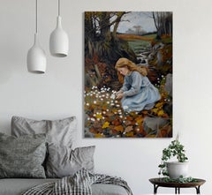 The Dutch pastoral "The last flowers"