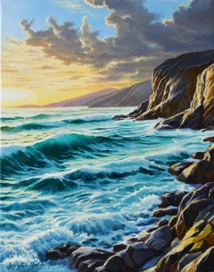 The evening ocean