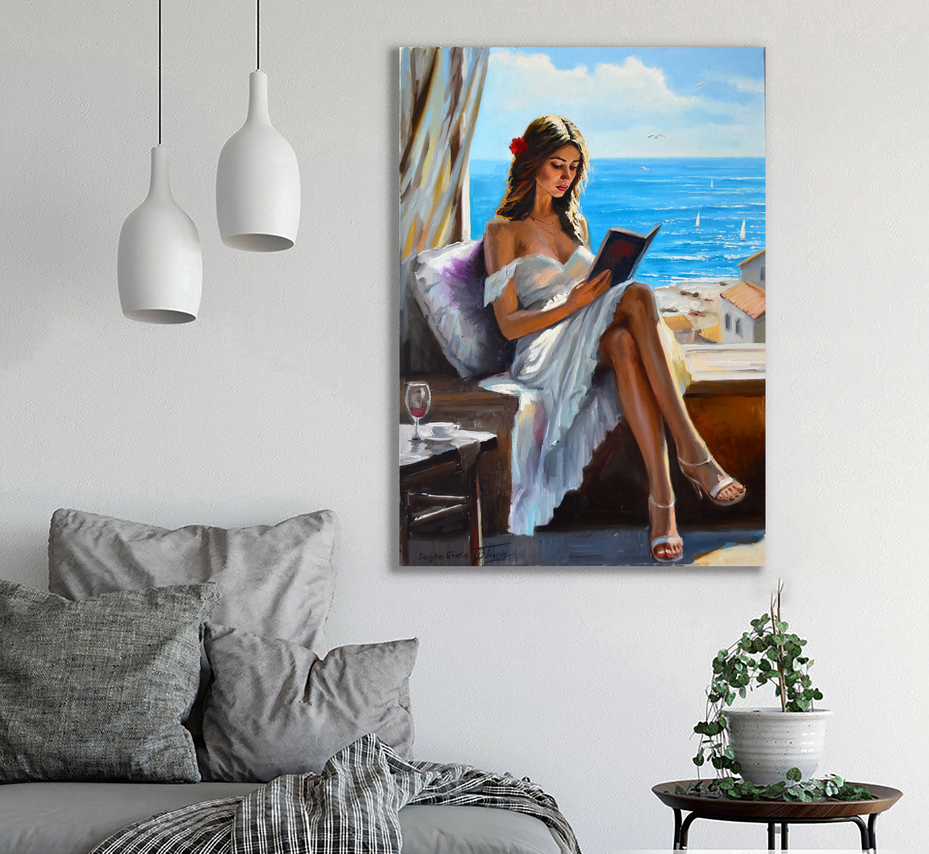 Il mezzogiorno mediterraneo III - Painting di Serghei Ghetiu