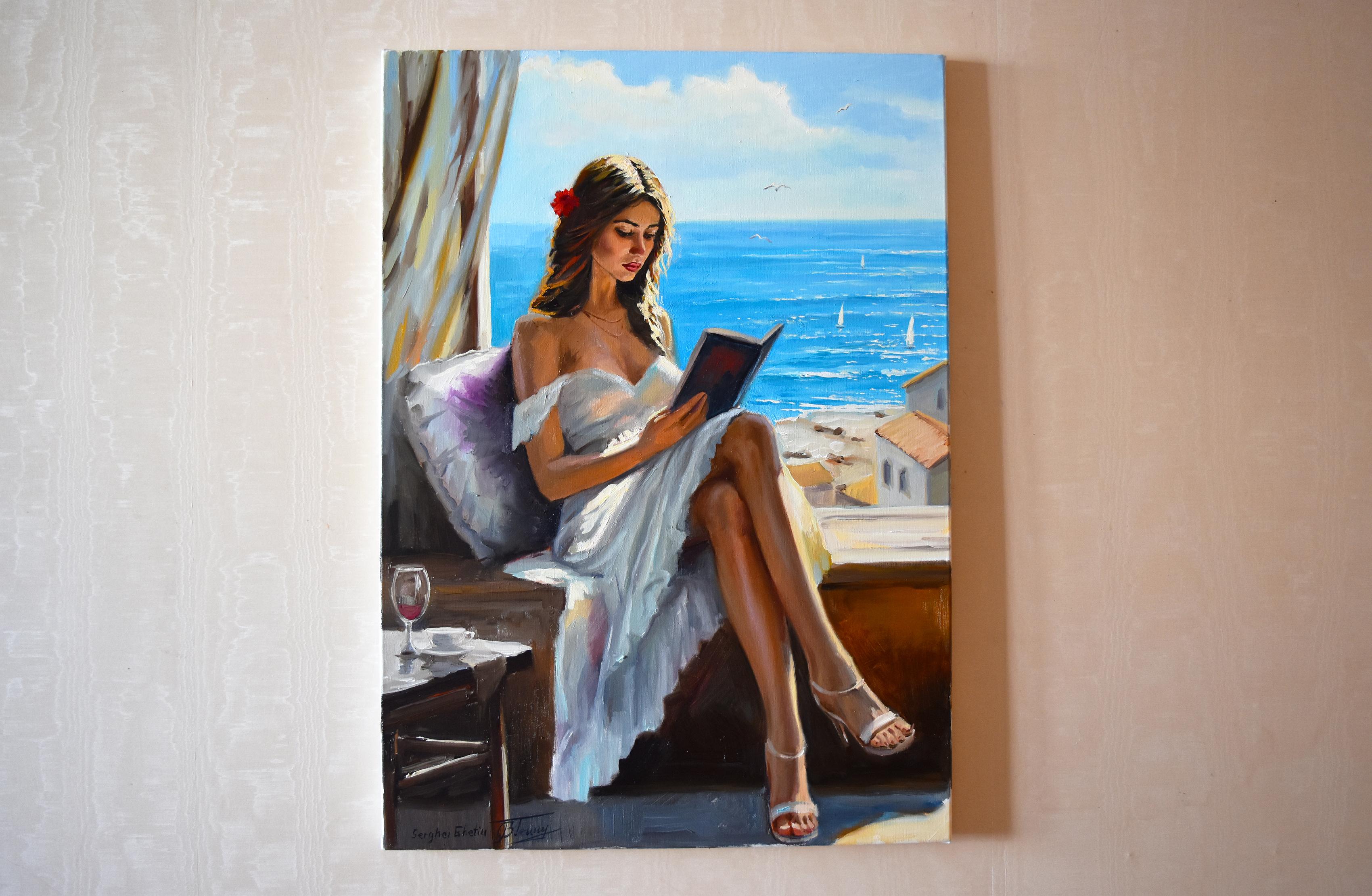 Il mezzogiorno mediterraneo III - Painting Realismo di Serghei Ghetiu