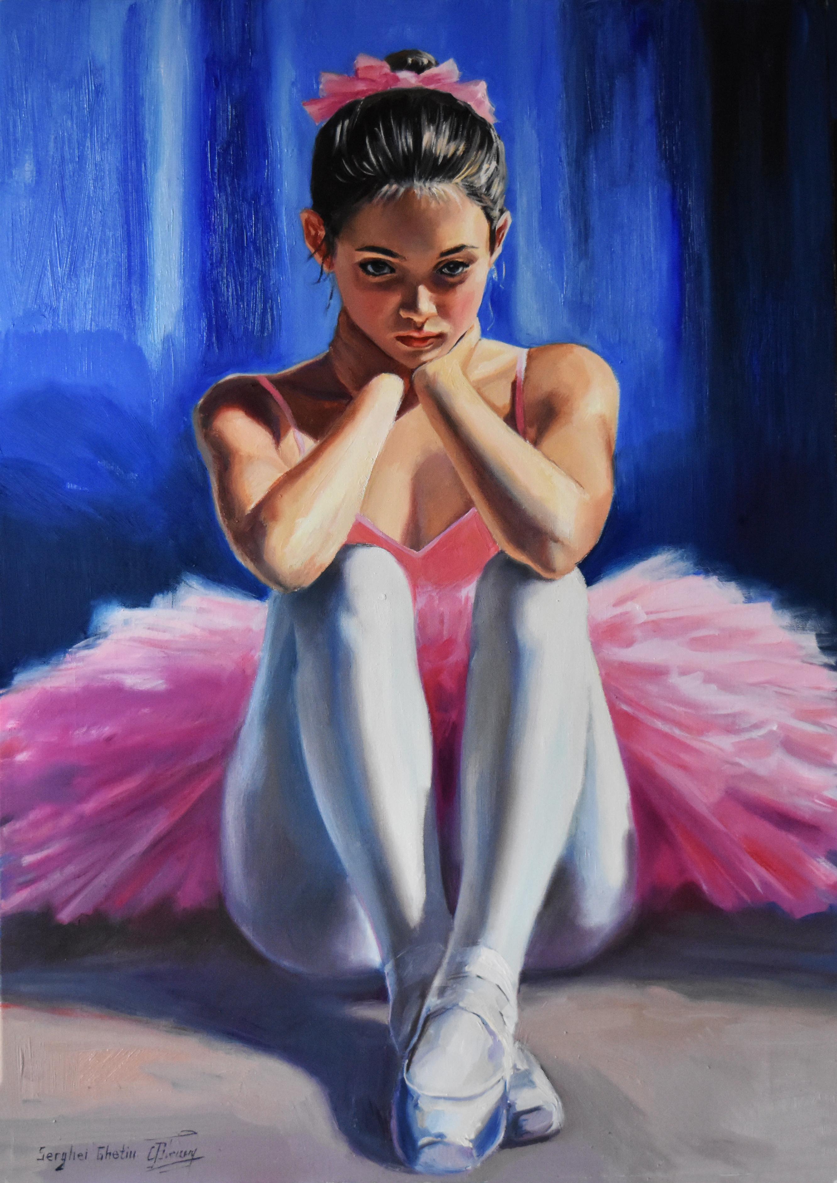 L'umore triste - Painting Realismo di Serghei Ghetiu