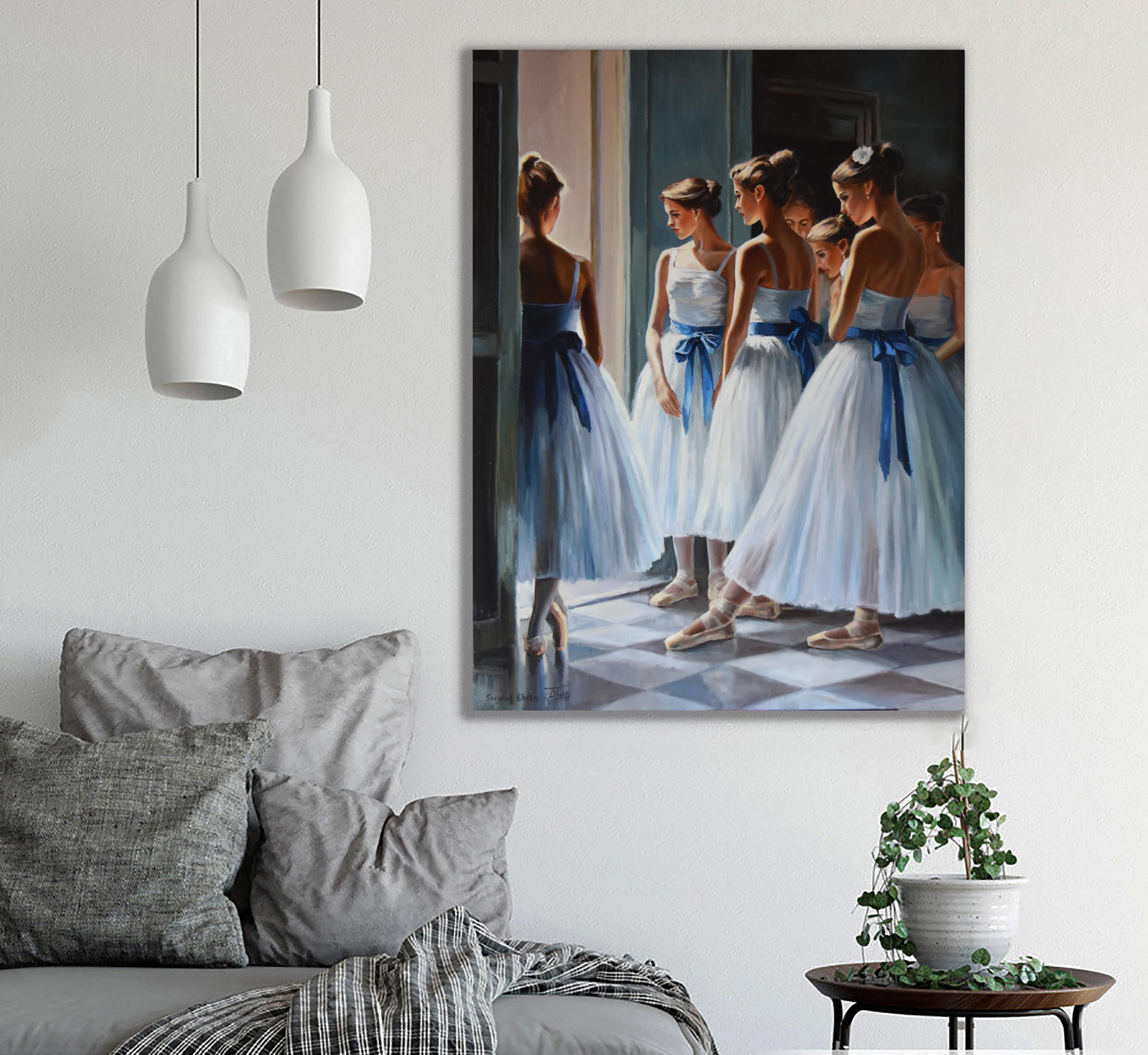 Réflexion sur Dega III - Painting de Serghei Ghetiu