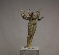 "Fateful Flowers №1" Sculpture 17"x11.5"x11.5"inch Ed. 1/1 by Sergii Shaulis