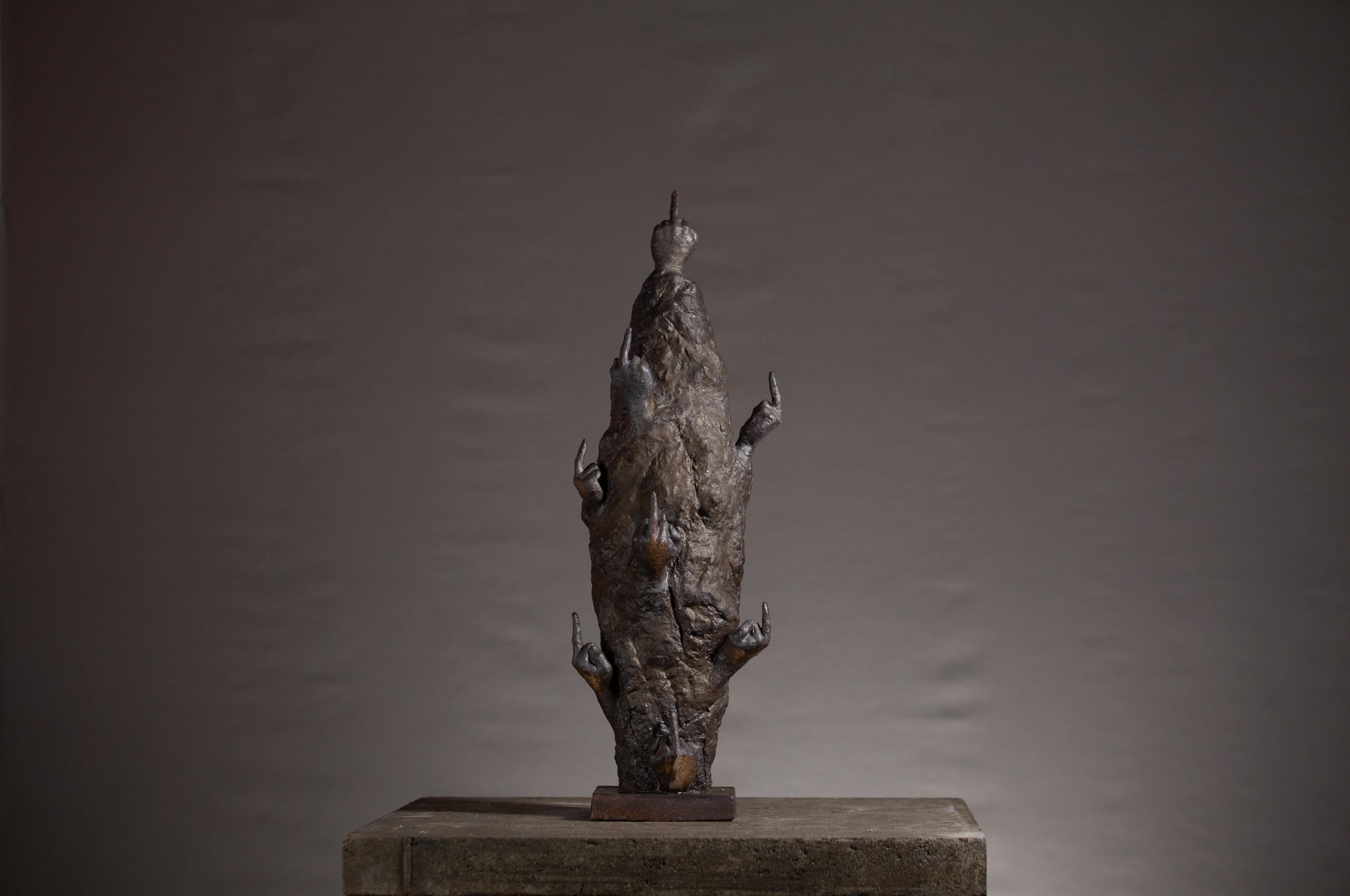 "Signs Nr.1" Sculpture 18 x 5 x 5 in Ed. 1/1 by Sergii Shaulis

Medium: Ceramic
From the SIGNS series
Approximate weight 15 lbs 

ABOUT ARTIST 
Born on 27 May 1985 in Kharkiv, Ukraine. From 2005 to 2011 studied at the Kharkiv State Academy of Design