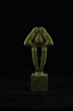 "The man without a rod №7" Bronzeskulptur 9 x 4 in. Ed. 5/9 von Sergii Shaulis