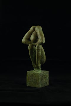 "The man without a rod №7" Bronzeskulptur 9 x 4 in. Ed. 5/9 von Sergii Shaulis