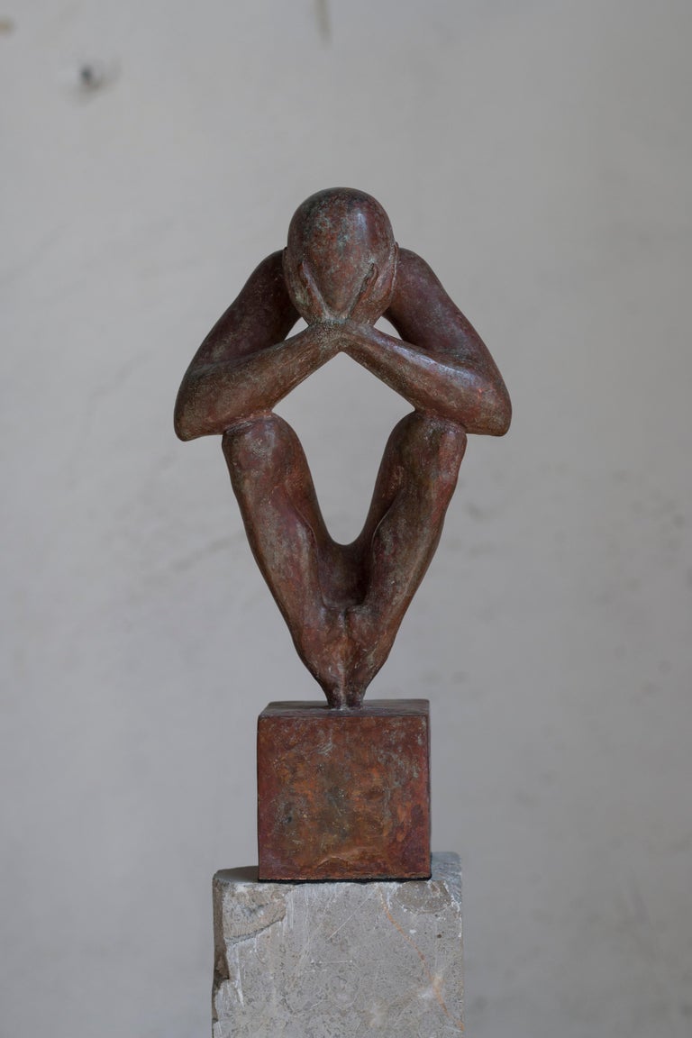 "The man without a rod E" Bronze Sculpture Edition 2/9 by Sergii Shaulis

The artist spent almost ten years of his life in the making of this eight-piece series. It is an introspective representation of what he calls absolute hopelessness. “It's