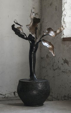 "Young Flower Nr. 1" Sculpture 41" x 24.5 "x 13" inch Ed. 1/8 by Sergii Shaulis