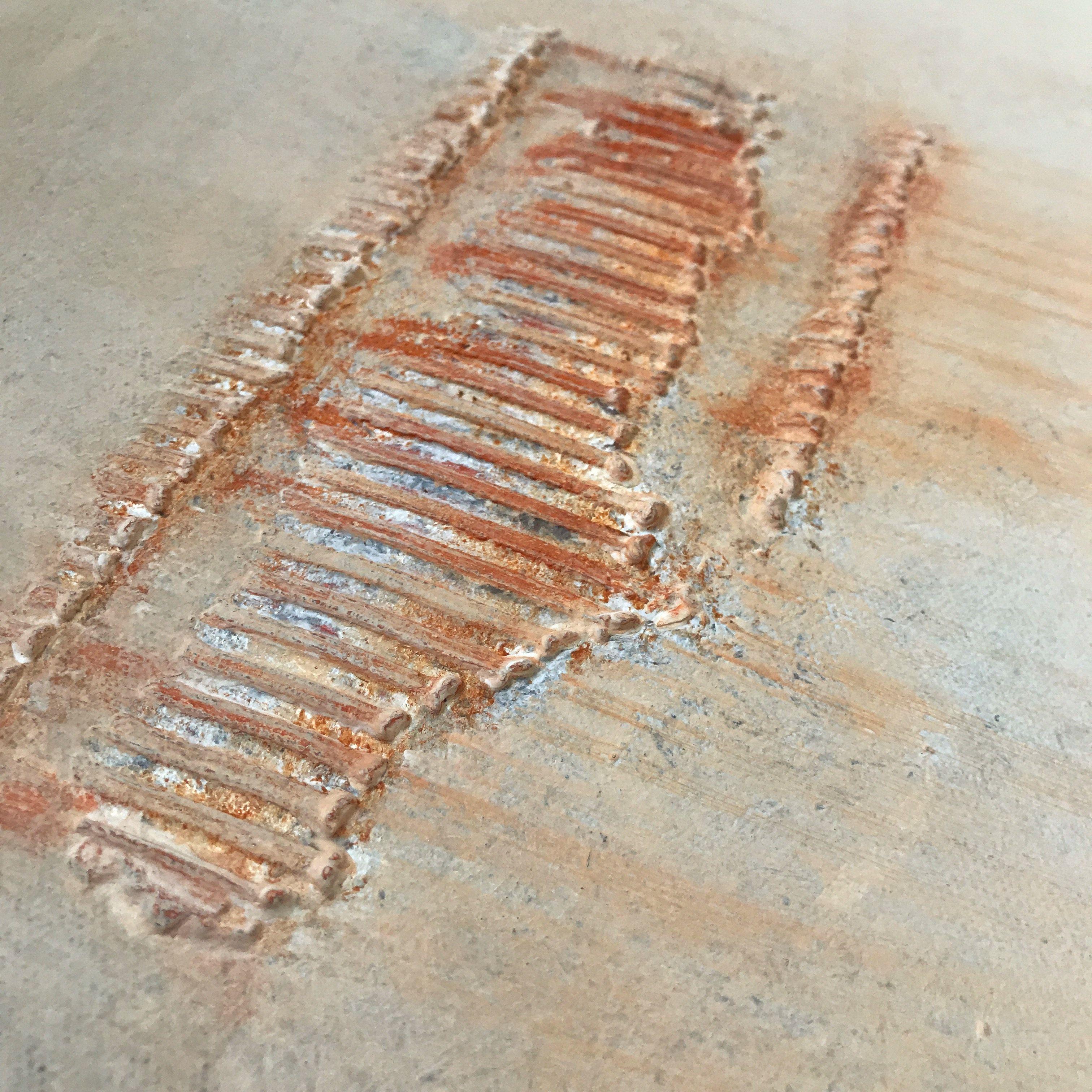 Pittura astratta SI21001, tecnica mista su tela in vendita 1