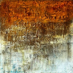 ErosiÃ³n Temporal: Huellas del Pasado, Mixed Media on Canvas
